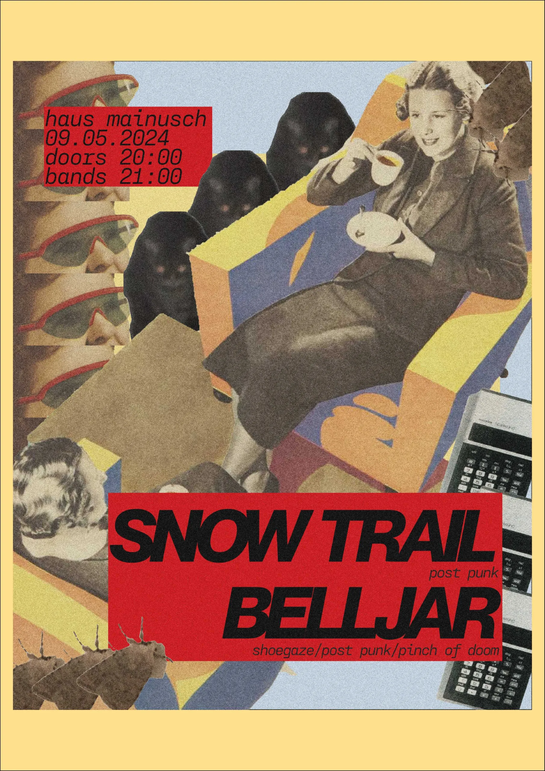 Konzerte mit Snow Trail & Belljar (support)