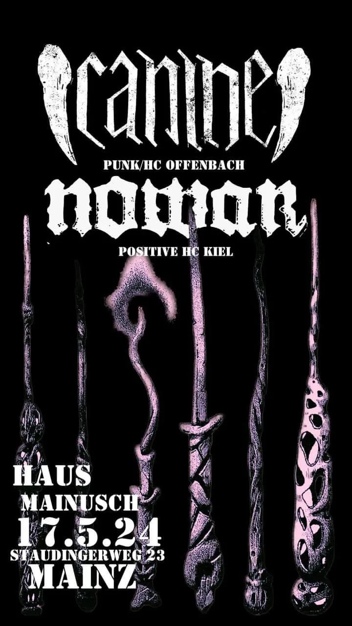 HC Punk Konzerte mit : Canine& No War