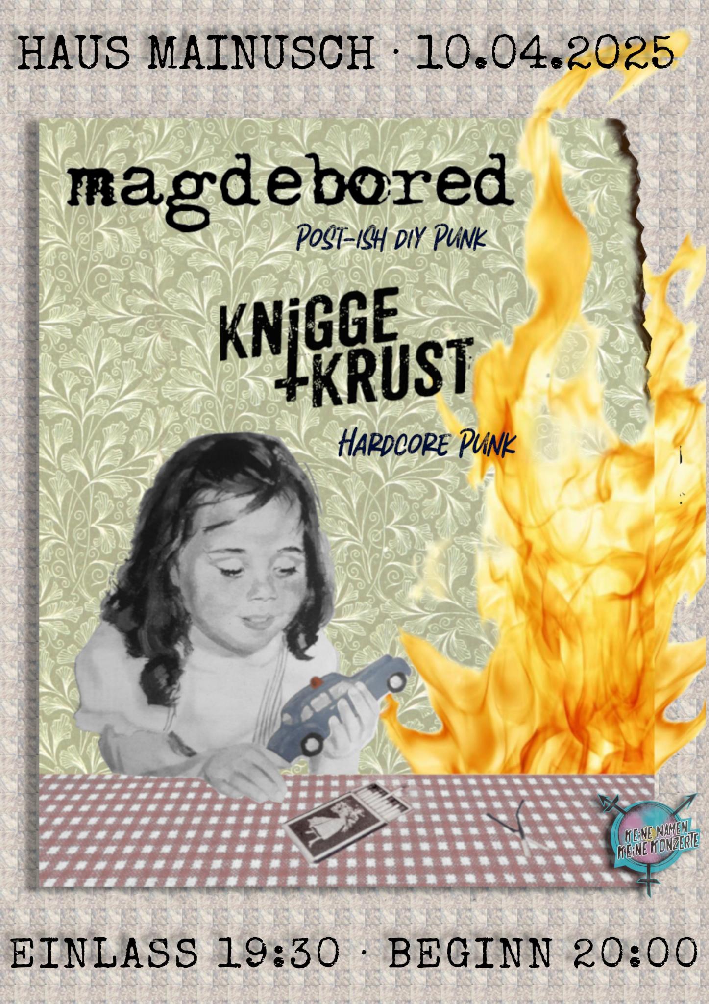 Konzert Magdebored und Knigge + Krust