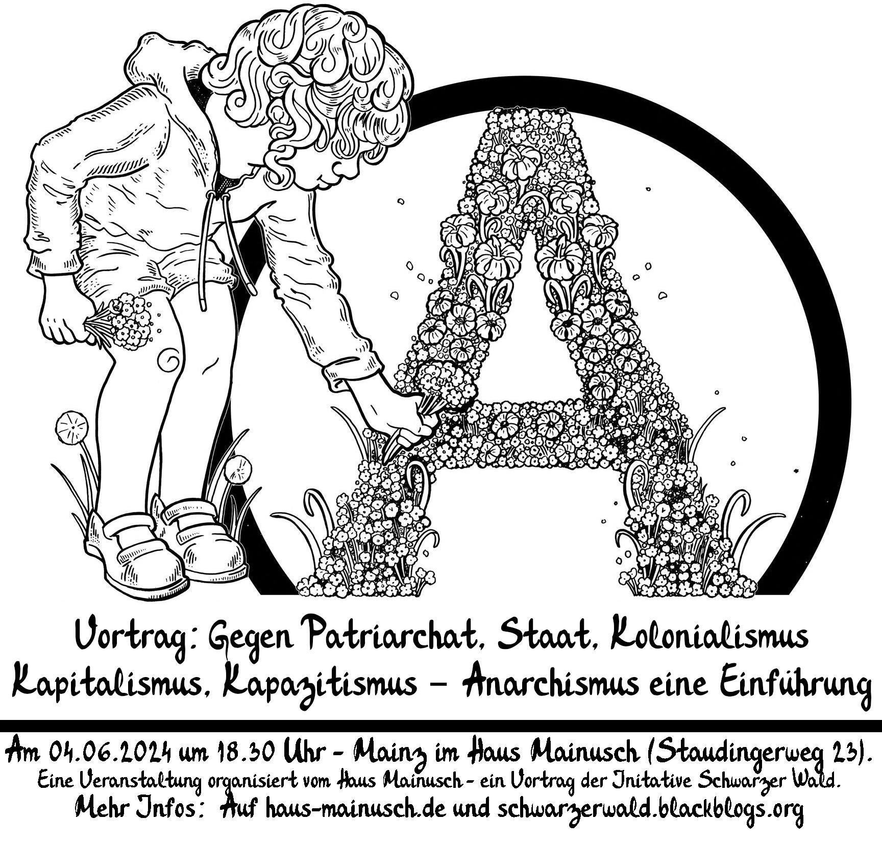 Gegen Patriarchat, Staat, Kolonialismus Kapitalismus und Kapazitismus – Anarchismus eine Einführung